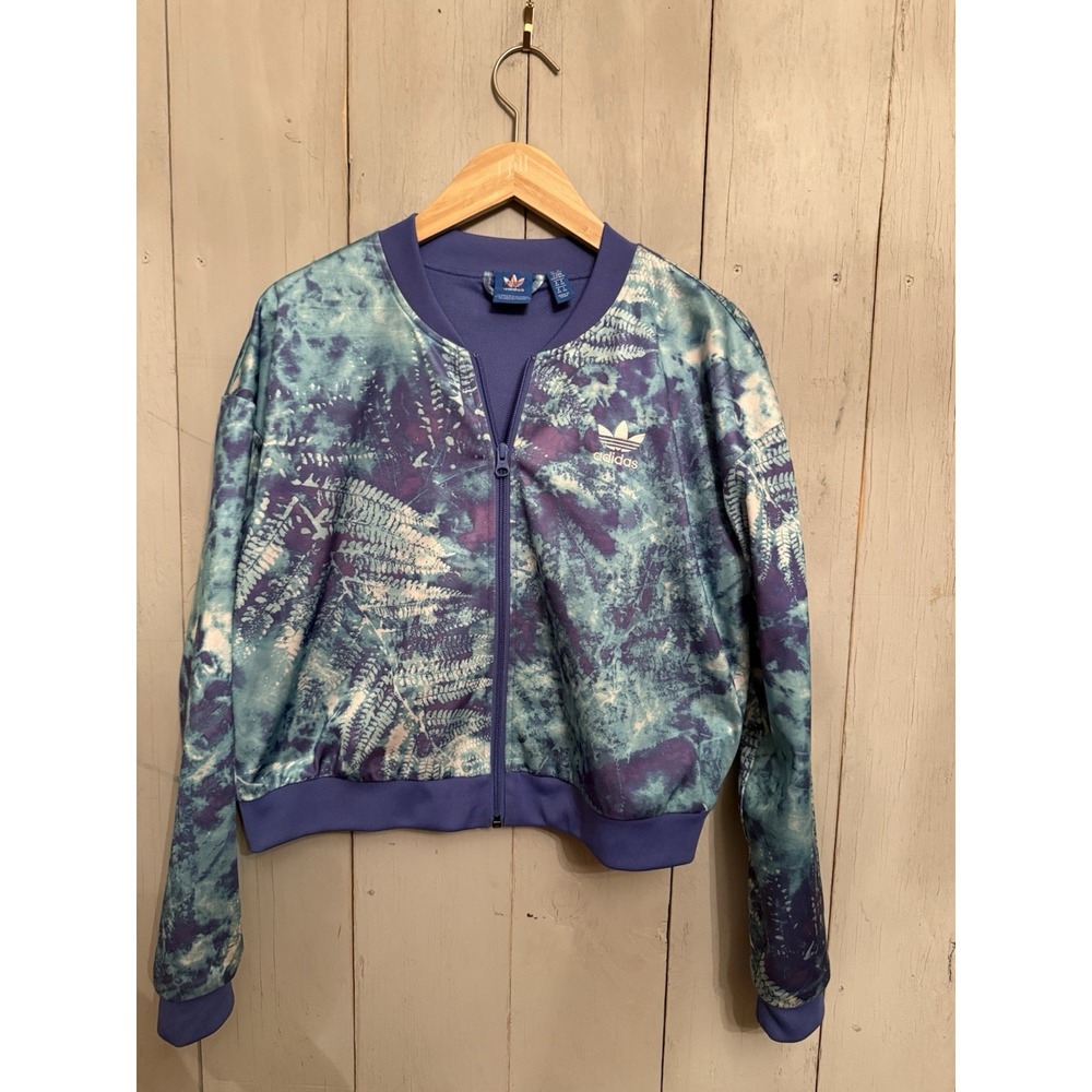 Adidas Originals Women's Ocean Elements Track Zip‎ Up Jacket Sz M
